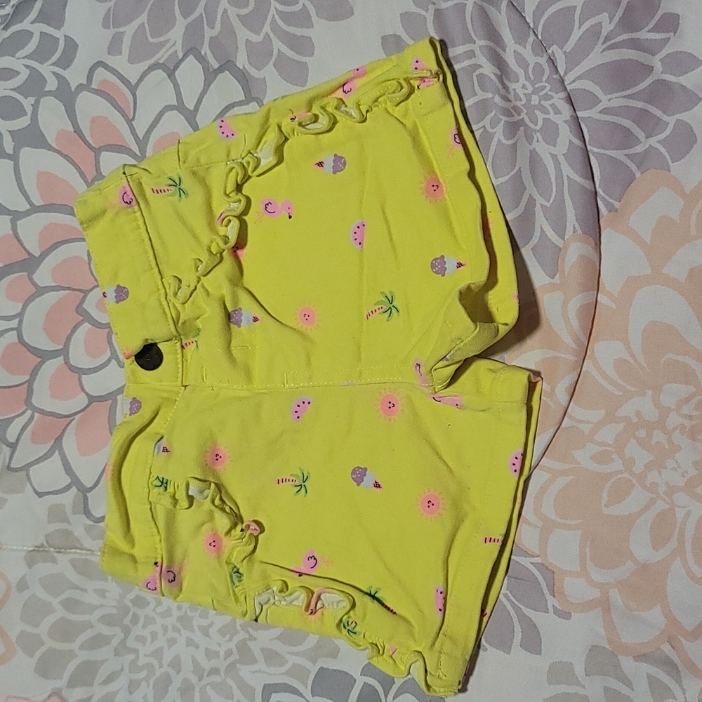 2 for $10 Baby yellow shorts 12 months